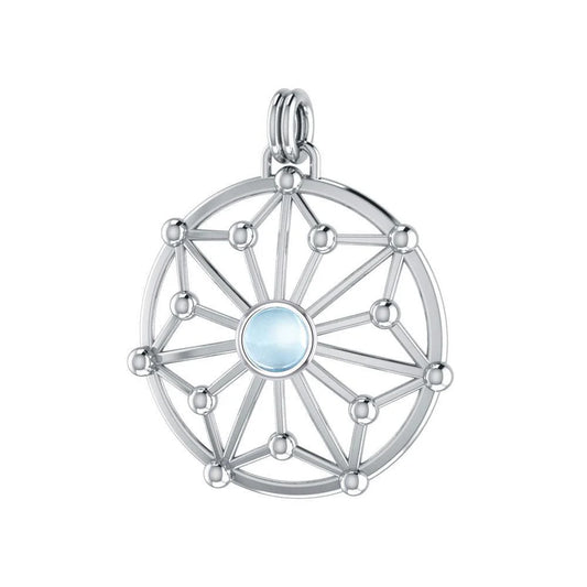 Circle Symbol Pendent - Center Stone