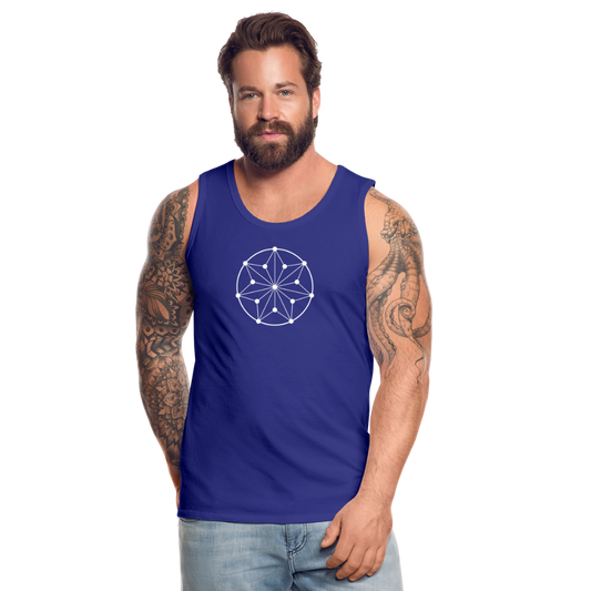 Men’s Circle Premium Tank - royal blue