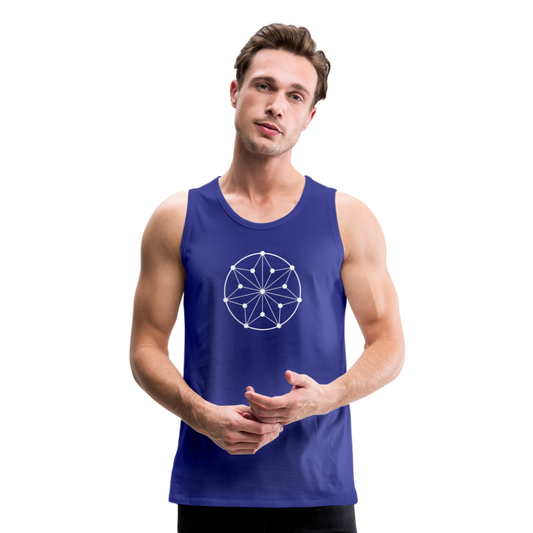 Men’s Circle Premium Tank - royal blue