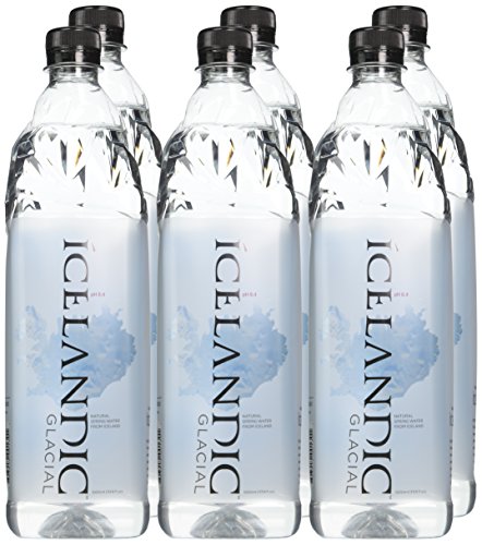 Agua alcalina de manantial natural glacial islandés, 1 litro (6 unidades)