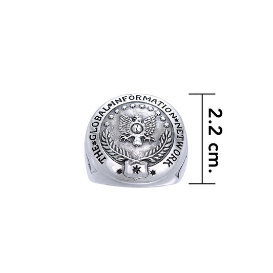 Super anillo GIN para hombre (plata)